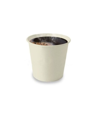 Gobelet boissons chaudes carton blanc 100 ml - par 100