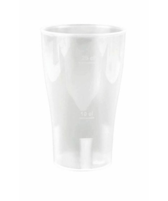 Gobelet réutilisable plastique transparent 340 ml - par 10