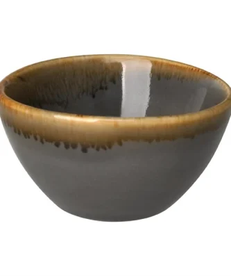 Pots à sauce ronds Olympia Kiln gris 70mm