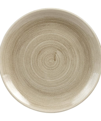 Assiettes rondes Churchill Stonecast Patina Antique Taupe 260mm (Lot de 9)