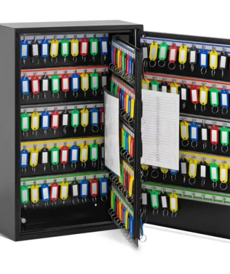 Boîte à clés - Pour 200 clés - Porte-clés compris