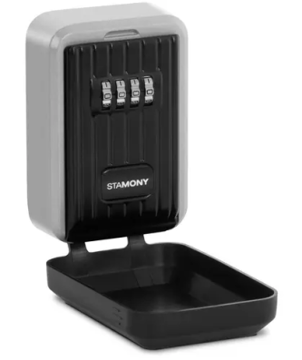 Boîte à clés - Serrure à combinaison - Montage mural - Couvercle