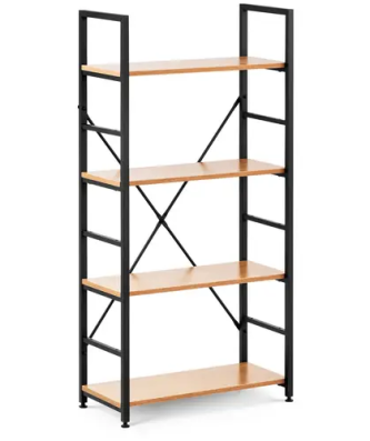 Bibliothèque étagère - 60 x 28 x 125 cm - 150 kg