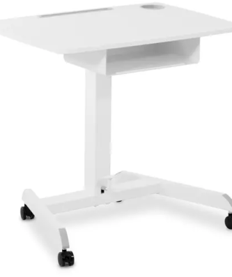 Table pour ordinateur portable - 80 x 56 cm - Hauteur : 760 - 1 130 mm
