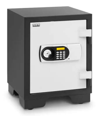 Coffre-fort ignifuge - 38 x 38 x 52 cm - numérique - 2 clés - tiroir