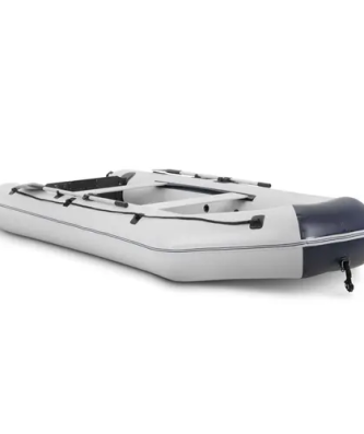 Bateau pneumatique - noir / blanc - 570 kg - plancher en aluminium - 6 personnes