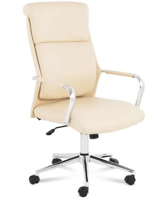 Fauteuil de bureau - 180 kg - Marron clair