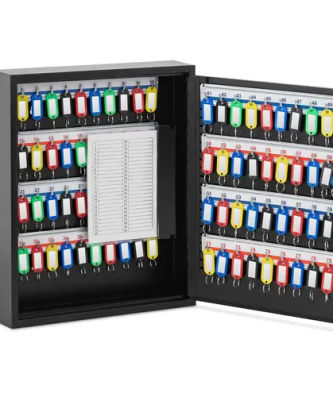 Boîte à clés - Pour 80 clés - Porte-clés compris