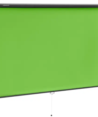 Fond vert - rétractable - pour mur et plafond - 84 pouces - 2060 x 1813 mm