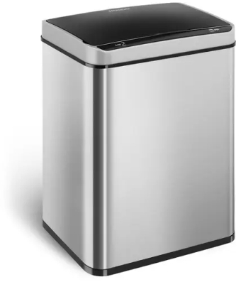 Poubelle automatique - 50 l - Carrée