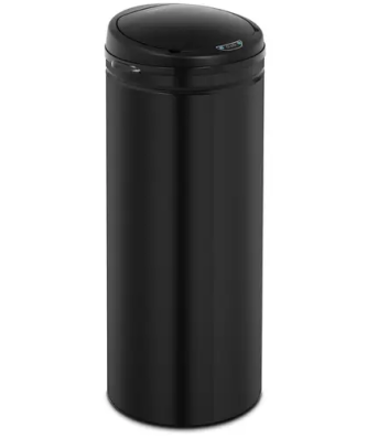 Poubelle automatique - 50 l - Avec récipient intérieur - Acier au carbone