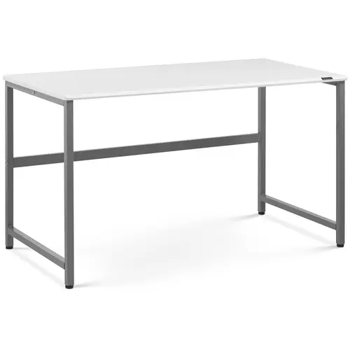 Bureau - 120 x 60 cm - Blanc / gris