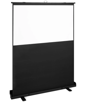 Écran de projection sur pied - Mobile - 166,5 x 203 cm - 16:9