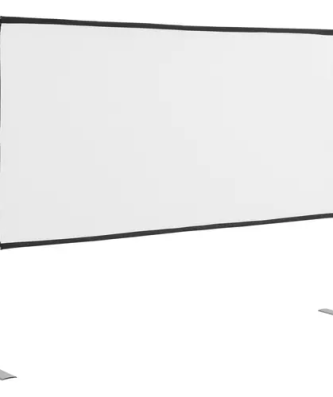 Ecran de projection - 269 x 150 cm - 16:9 - 120 pouces - cadre aluminium