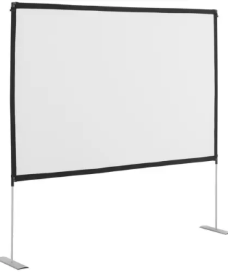 Écran de projection - 228 x 133 cm - 16:9 - 100 pouces - cadre en aluminium