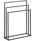 Porte-serviette sur pied - 3 barres - Largeur : 65 cm