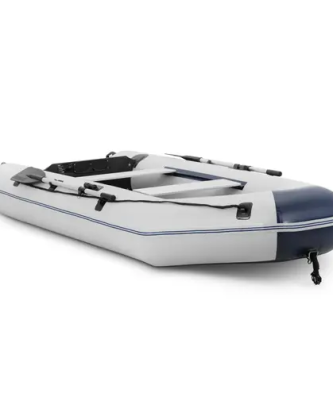 Bateau pneumatique - noir / blanc - 403 kg - plancher aluminium - 5 personnes