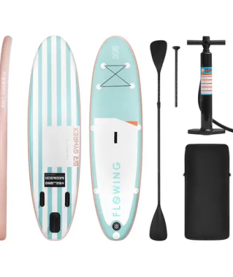 Stand up paddle gonflable - 100 kg - Menthe