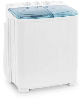 Mini machine à laver - semi-automatique - avec essorage séparé - 5 kg - 280 W