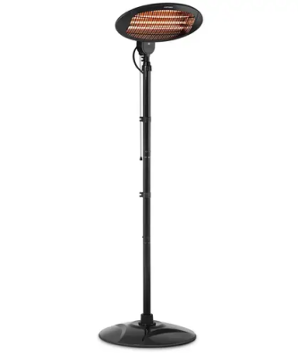 Chauffage radiant infrarouge - 2 000 W - Hauteur 1,8 à 2,1 m - Chauffage d'appoint sur pied