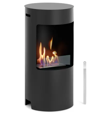 Cheminée éthanol - 1,2 l - sur pied