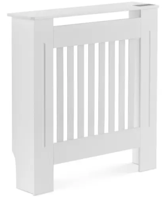 Cache radiateur - 78 x 82 x 19 cm - Blanc