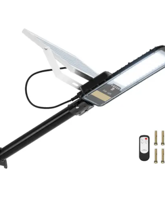 Lampadaire solaire - 80 W - 6000 - 6500 K - 14 - 16 h - IP65