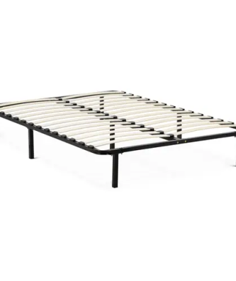 Sommier à lattes - 140 x 200 cm - 400 kg - acier - 9 pieds