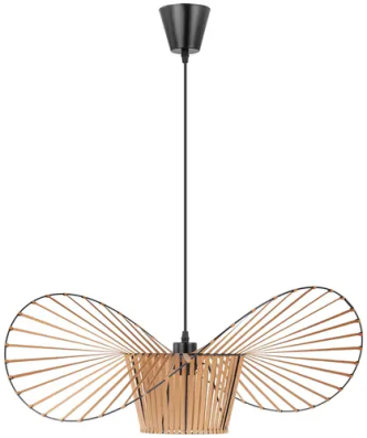 Plafonnier - 1 ampoule jusqu'à 40 W - grand abat-jour