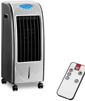 Rafraichisseur d'air évaporatif chauffant - 4en1 - Réservoir d'eau 6 L