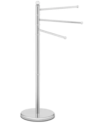 Porte-serviette sur pied - 3 barres - Mobile