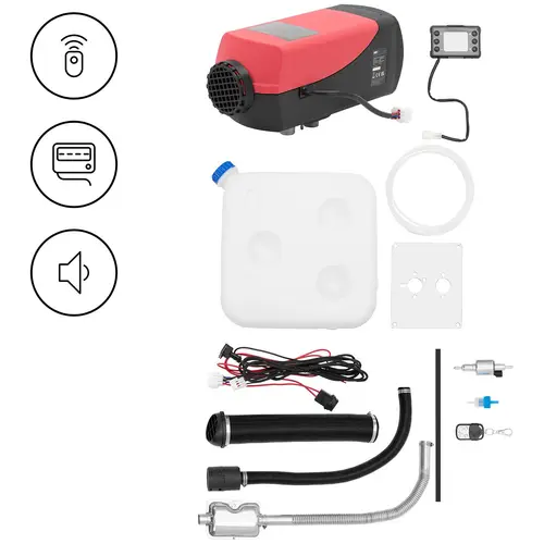 Chauffage d'appoint voiture - 12 V - 8 kW - réservoir 10 l