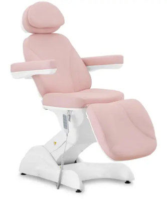 fauteuil esthétique - 200 W - 150 kg - Rose, Blanc