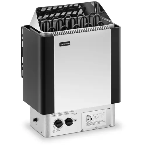Poêle pour sauna - 9 kW - 30 à 110 °C - Unité de commande comprise