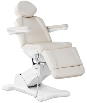fauteuil esthétique - 350 W - 150 kg - Écru, Blanc