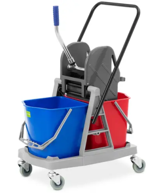 Chariot de ménage - 2 seaux - 2 x 17 L