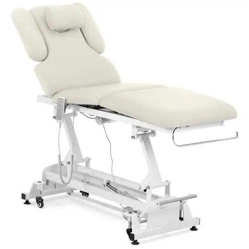 Table de massage électrique - 3 moteurs - 250 kg - Beig