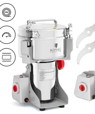 Moulin à épices électrique - 1000 g - 20 x 9 cm - 3000 W - Royal Catering