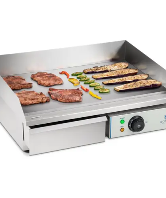 Plancha électrique lisse - 55 cm - 1 x 3,0 kW