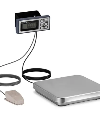 Balance de cuisine - pédale - 5 kg / 1 g - 320 x 310 mm - LCD