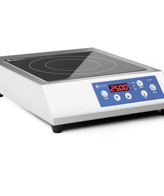 Plaque à induction - 28 cm - 60 à 240 °C - Minuterie