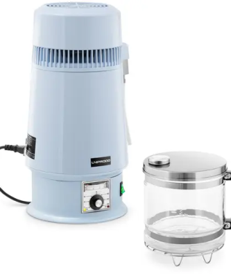 Distillateur d'eau - 4 l - Température réglable - Cruche en verre