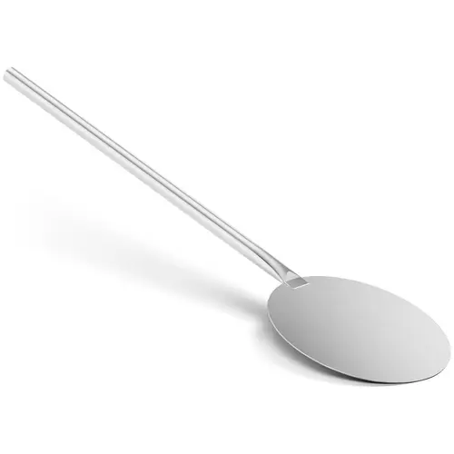Pelle à pizza inox - 100 cm de long - 30 cm de diamètre