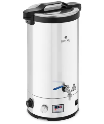 Cuve de fermentation - 30 l - 700 / 1,800 / 2,500 W - 30 - 110 ° C - Acier inoxydable - Écran LED - Minuterie