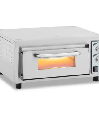 Four à pizza électrique - 1 chambre - 2200 W - Ø 35 cm - pierre réfractaire - Royal Catering