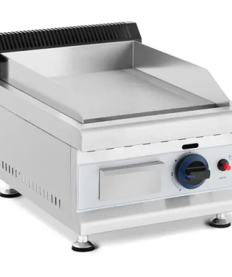 Plancha à gaz - 35 x 40 - 3,000 W - Propane/butane - 0,03 bar