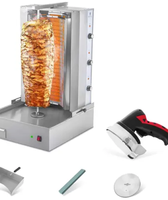 Kit kebab : machine et couteau électrique
