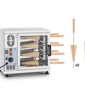 Tourne broche - pour gâteau à la broche - 16 broches - 3500 W - Royal Catering