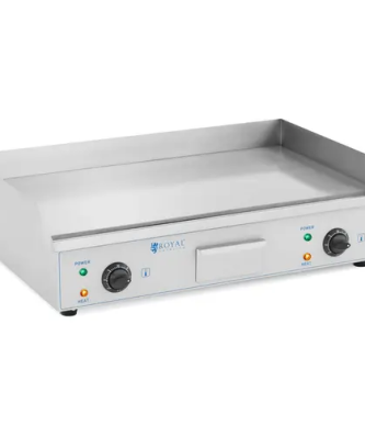 Plancha électrique double - 73 cm - Royal Catering - Lisse - 2 x 2200 W