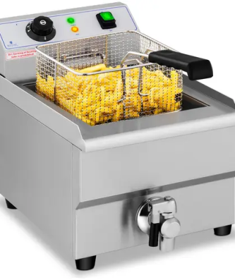 Friteuse électrique - 16 litres - robinet de vidange - 230 V